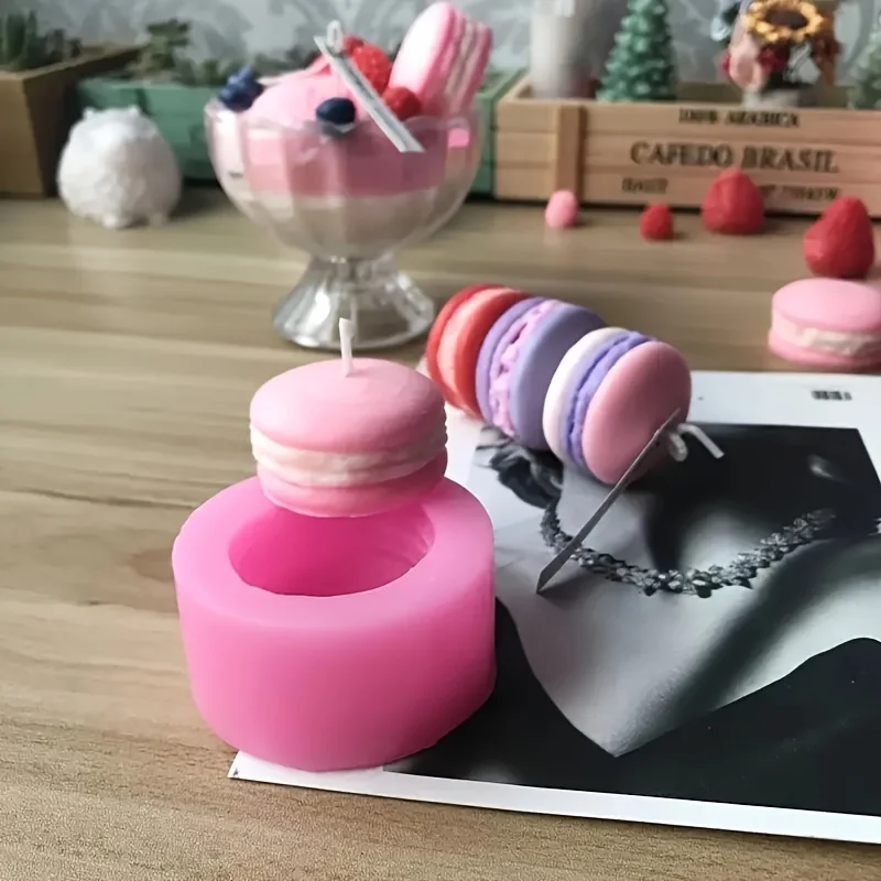 Soap Making Liquid - Diy simulação macaron molde de silicone