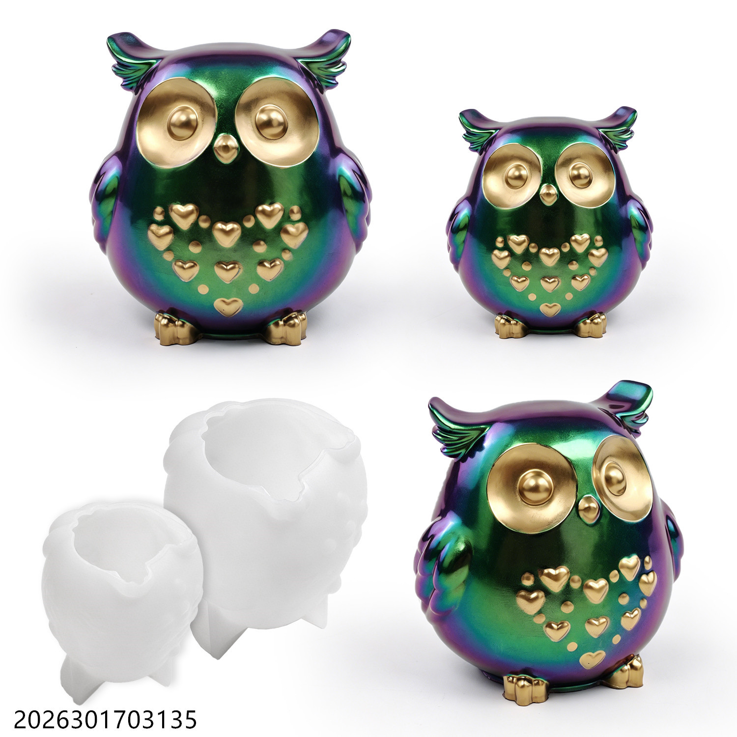 Soap Making Vendors - Molde de Silicone Coruja 3D em