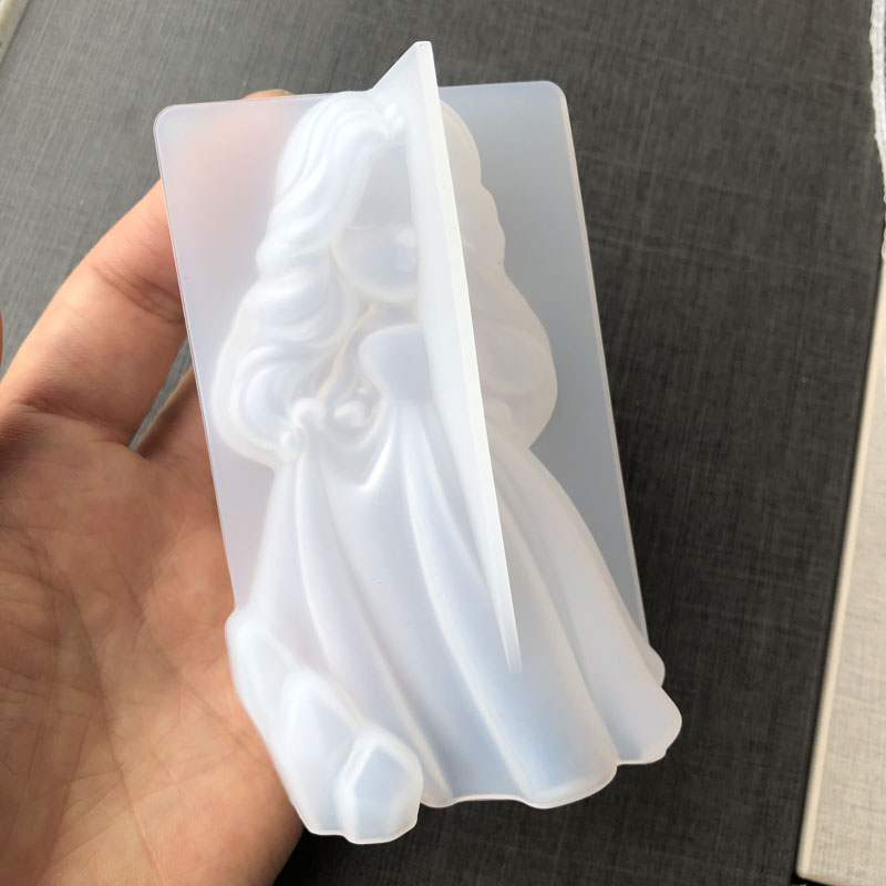 3d bonito princesa silicone ve - Soap Making Vendors avaliação e preço