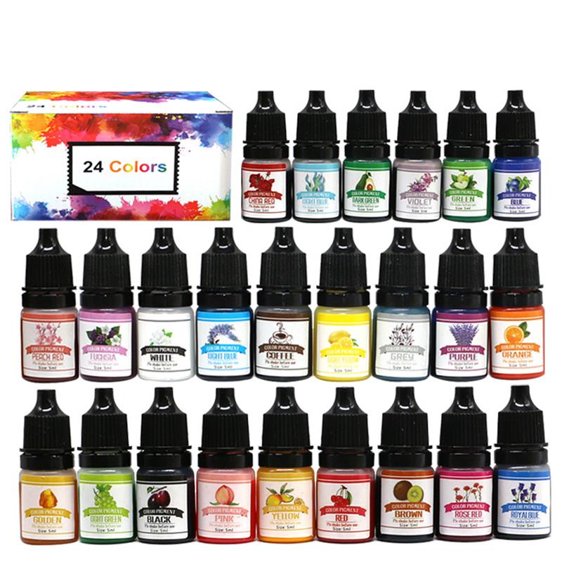 Kit De Pigmentos De Resina Epó - Soap Making Liquid avaliação e preço