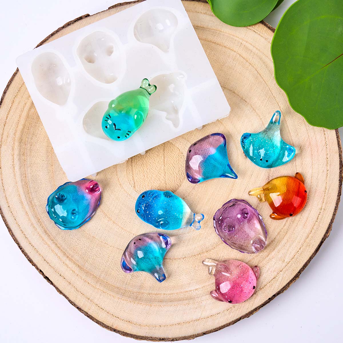 Molde de Silicone 3D de Raia M - Soap Making Vendors avaliação e preço