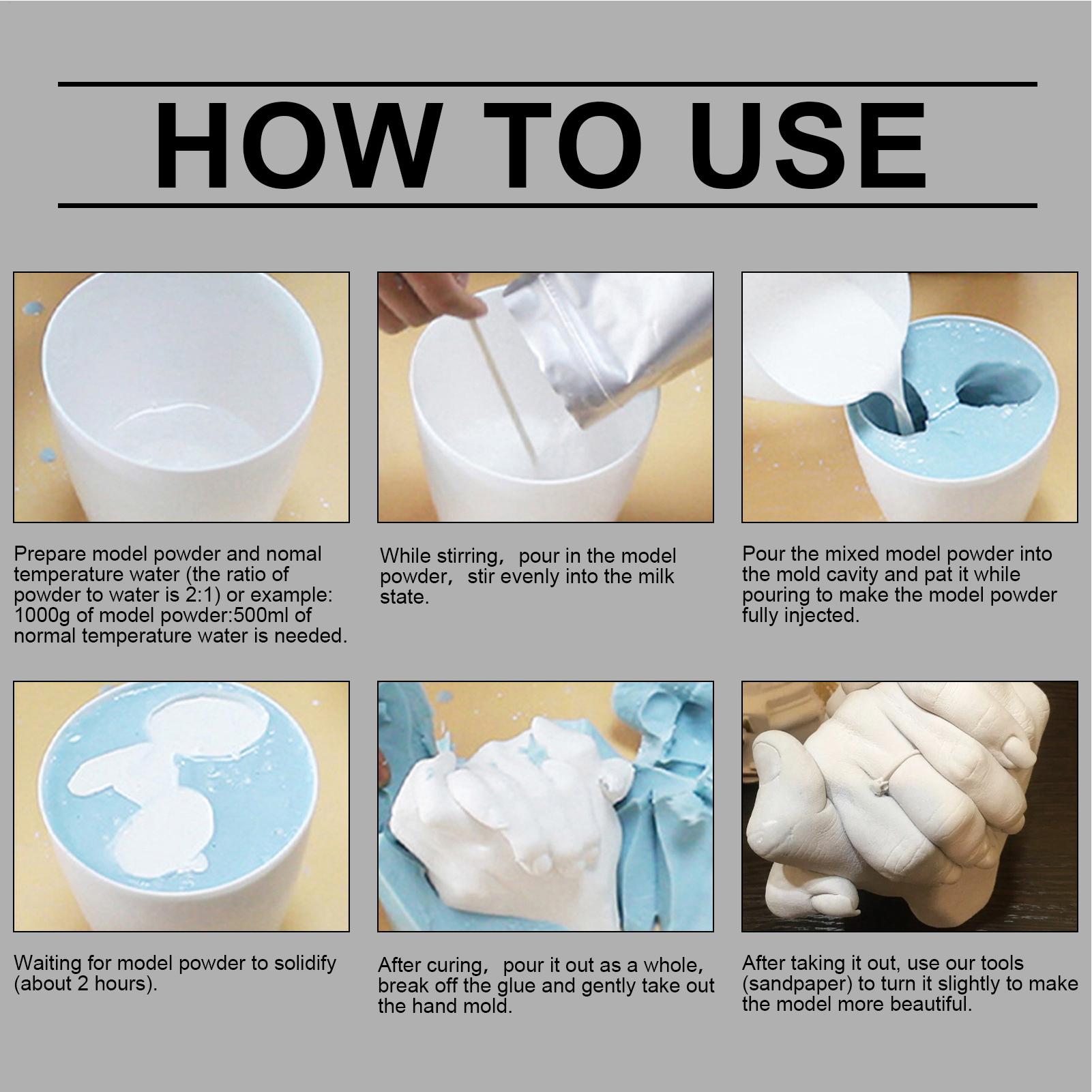 Kit de moldagem de mãos e pés  - Soap Making Vendors avaliação e preço