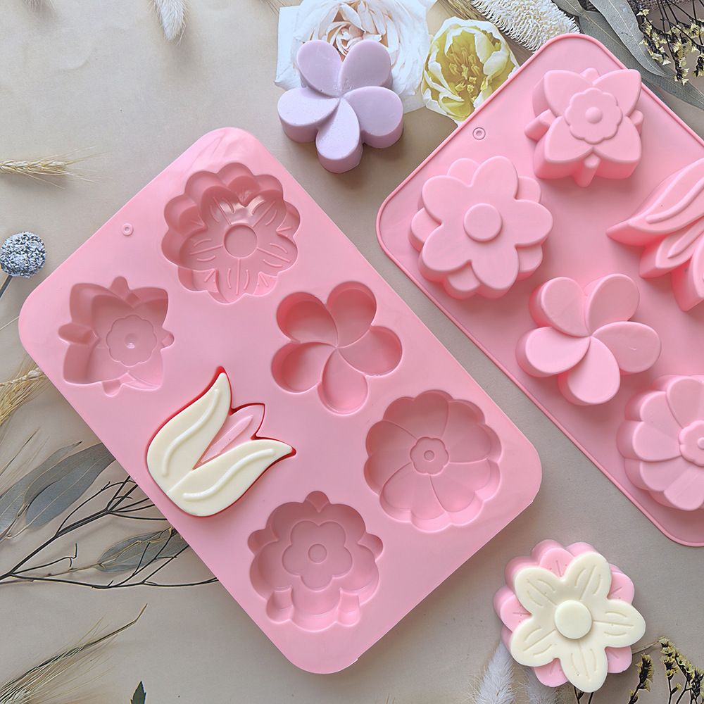 Moldes de Silicone para Flores - Soap Making Vendors avaliação e preço