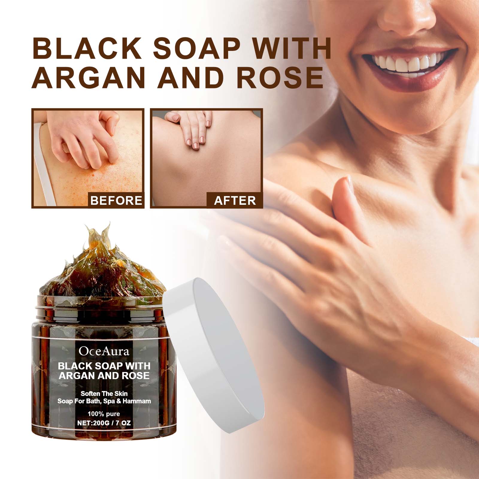 Sabonete Preto OCEAURA com Arg - Soap Making Oils avaliação e preço